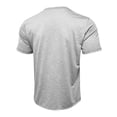 thumbnail image 5 of Domuza Mens Henley T-Shirts Short Sleeve Quarter Button Plain Basic Tops Casual Slim Athletic Going Out Shirts Tees Light Gray 2XL, 5 of 5