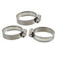 thumbnail image 1 of Unique Bargains 3 Pcs 21mm-44mm Adjustable Stainless Steel  Hose Clamps, 1 of 1