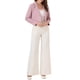 thumbnail image 2 of CHAQUETA BLAZER CORTA DE MUJER CON MANGAS LARGAS Y SOLAPA ABIERTA INSPIRADA EN CHIC, COLOR ROSA, 2 of 6