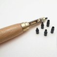 thumbnail image 3 of Screw Hole Punch Leather Tool Book Drill Craft Paper Punch Kit(2sets, Wood Color), 3 of 5