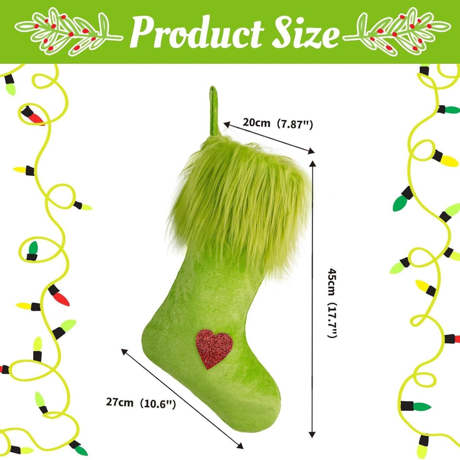1/8 Packs Christmas Stockings,18 Inches Large Cable Knitted Stocking Personalized Xmas Hanging Stocking Decorations for Holiday Christmas Party Family Decor ( Green)