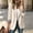 Beige, variant on Women's Blazer Work Casual 3/4 Striped Patchwork Sleeve Blazer Jacket Lightweight Thin Slim Draped Suit Jackets White