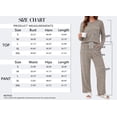 thumbnail image 6 of MOSHU Pajama Sets for Women Casual Two Piece Lounge Sets Soft Long Sleeve Tops and Long Pants Comfy Sleepwear fall Outfits, 6 of 11