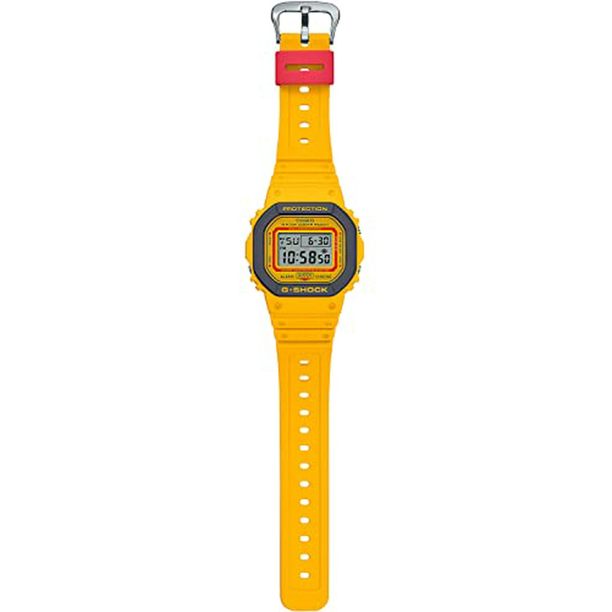 G Shock Casio Watch DW 5610Y 9JF Yellow Men s Walmart