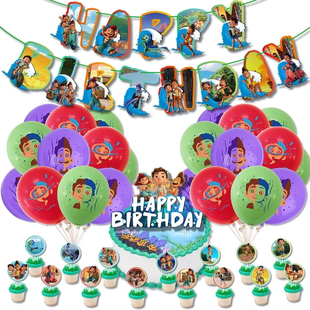 Kit de globos de látex para fiesta de cumpleaños de Lucas, 43 globos