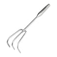 thumbnail image 1 of Almencla Garden Hand Rake Beach Sand Digging Tool Digging Compact Practical Multifunctional Gardening Soil Loosening Tool for Gardener Three Tines, 1 of 8