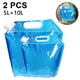 thumbnail image 1 of Contenedor de agua plegable, portador de agua de plástico libre de BPA, bolsa de agua plegable al aire libre para deporte Camping montar montañero, 1 of 8