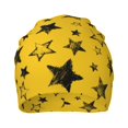thumbnail image 2 of Beanie Hats for Men and Women, Abstract Grunge Stars Texture Patterns Adult Unisex Knit Hat Winter Warm Skull Cap, 2 of 7