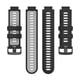 thumbnail image 3 of Correa de reloj inteligente de 22 mm para correas Garmin Forerunner 220 230 (gris negro), 3 of 7