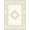 Ivory, Pattern 11, variant on ODIKA 8'x10' Washable Area Rug Durable, Non-Slip Ivory Cream Symmetrical Scallop Detail Neutral Decorative Bulk for Living Room, Under Sectional, Family