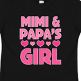 thumbnail image 4 of Inktastic Mimi and Papa Girl Grandchild Valentine Girls Toddler T-Shirt, 4 of 5