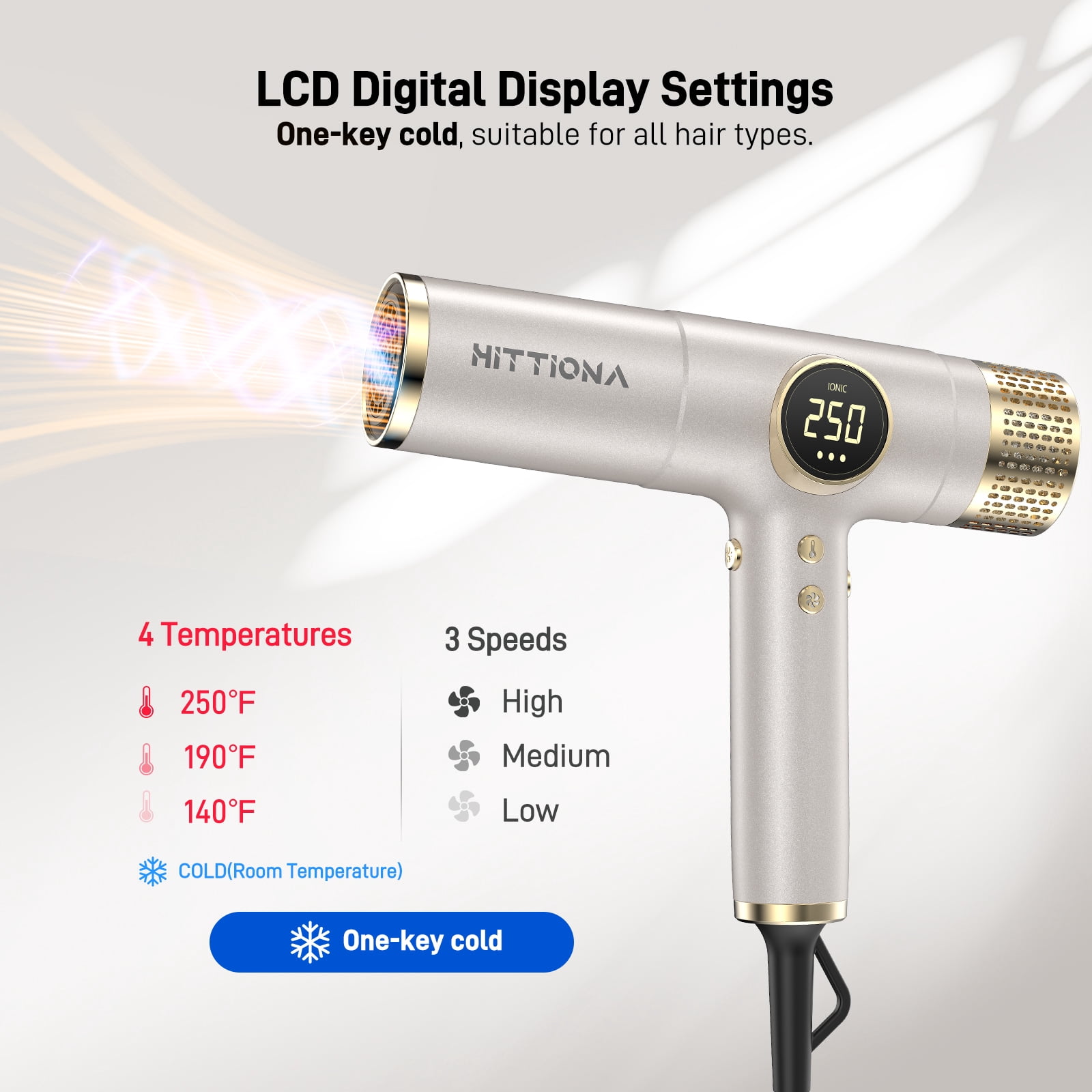 Dual Voltage Hair Dryer with Diffuser