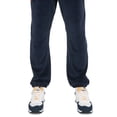 thumbnail image 3 of Eleven Paris Men's Regular Fit Knit Cotton Velour Jogger Pants Dress Blue Size Large, 3 of 3