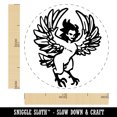 thumbnail image 2 of Harpy Greek Mythology Monster Self-Inking Rubber Stamp Ink Stamper - Red Ink - Medium 1 Inch, 2 of 7
