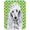 White, variant on White Standard Poodle Large Size Lucky Shamrock St. Patricks Day Glass Cutting Board