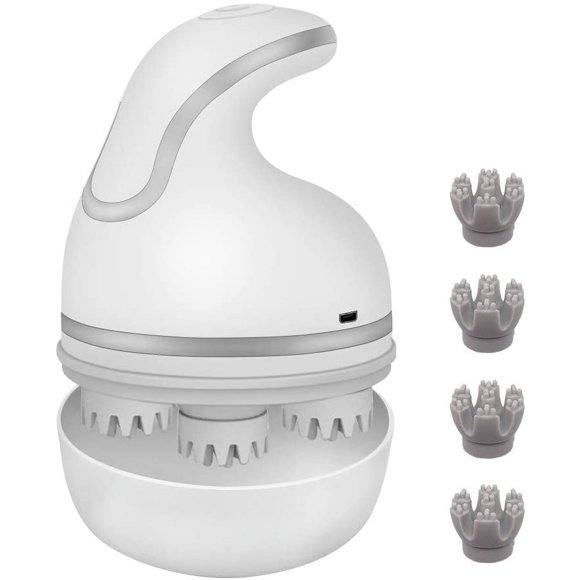 Cat Head Massager Pet Intelligent Charging Massager USB 3D Head Massager for Cats and Dogs