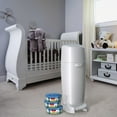thumbnail image 2 of Diaper Genie Elite Diaper Pail, Gray, Foot Pedal, Air-Tite® Clamps, Carbon Filter, 2 of 5
