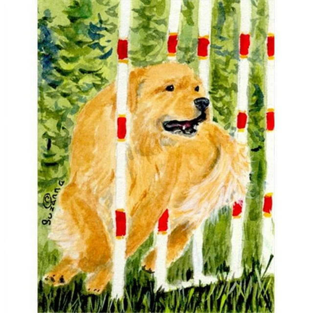Carolines Treasures SS8906GF 11 x 15 In. Golden Retriever Flag- Garden Size
