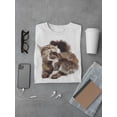 thumbnail image 3 of Cat Hugs Cute Kitten T-Shirt Men -Image by Shutterstock, Male 3X-Large, 3 of 4