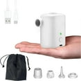 thumbnail image 1 of Bomba de aire eléctrica: bomba de aire portátil con batería recargable por USB para inflar y desinflar para anillos de natación, flotadores de piscina, bolsas de almacenamiento al vacío, 1 of 5