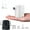 White, variant on Electric Air Pump - Portable Air Pump with 2000mAh Battery, USB Rechargeable, for Inflating and Deflating Swimming Rings, Pool Floats, Airbeds, Storage Bags
