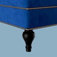 thumbnail image 3 of HestiNysus Indoor Chaise Lounge ,Tufted Velvet One Arm Chaise Lounge for Living Room & Bedroom，Blue, 3 of 5