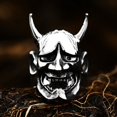 thumbnail image 4 of ZMY Home Stainless Steel Party Chunky Jewelry Edgy Japanese Demon Oni Ring (11), 4 of 6