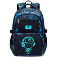 thumbnail image 1 of Mochila Bluboon para niños, camuflaje escolar, 17,5 L, 1 of 9