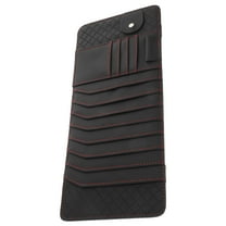 HOOWIFFY Black Car Visor Organizer with CD DVD Storage, Multi- Accessory for Vehicle Interior