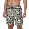 thumbnail image 1 of Fotbe Panda With Crown And Stars Traje de Baño para Hombre – Shorts de Natación de Secado Rápido con Forro y Bolsillos-XX-Large, 1 of 6