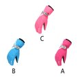 thumbnail image 2 of Jumpingount 1 par de guantes de esquí de nieve térmicos de invierno para deportes al aire libre montar en bicicleta senderismo pesca esquí cálido mitones guantes y mitones Azul Jumpingount AP013179-02, 2 of 6