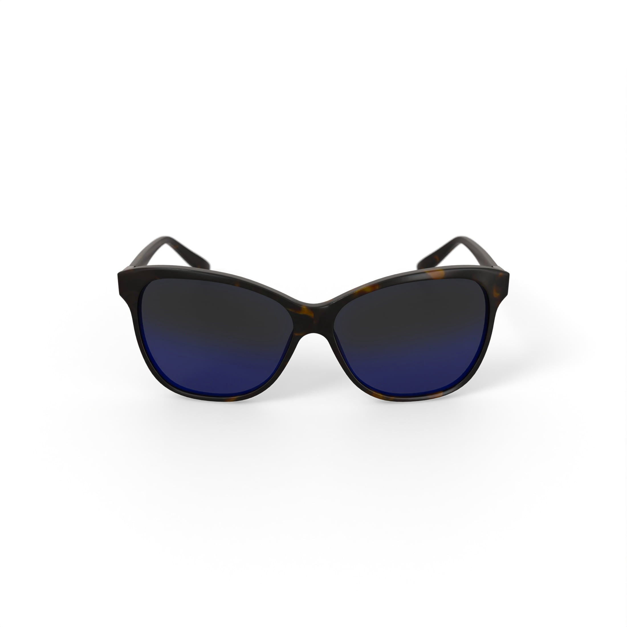 Solvari Women’s Rx-able Fashion Sunglasses, Sophia - Black, Square, Plastic, 56-15-133, with Case