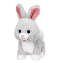 Kid Connection-Mini Walking Pet Grey Bunny 6inches