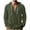 Army Green, variant on Men Cotton Linen Button Down Shirt Long Sleeve Casual Summer Beach Hoodie Lightweight Pullover with Pockets