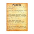 thumbnail image 1 of Scripture Walls Psalm 100 Chapter Gold Bible Canvas Christian Wall Art Ready to Hang Unframed, 1 of 7