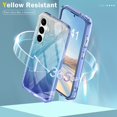 thumbnail image 6 of Dteck for Samsung Galaxy S24 Case with Screen Protector+Camera Protector, MIL-Grade Drop Protection Stylish Pattern Slim Shockproof Phone Cover for Galaxy S24,Blue, 6 of 10