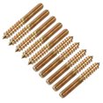 thumbnail image 1 of Unique Bargains 10Pcs M6x50mm Hanger Bolt Double Headed Bolt Self-Tapping Screw, 1 of 4