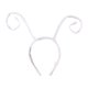 thumbnail image 1 of Diadema con antenas de animales, banda elástica para el cabello con dibujos animados para mujeres y niños, ideal para fiestas. Blanco, 1 of 9