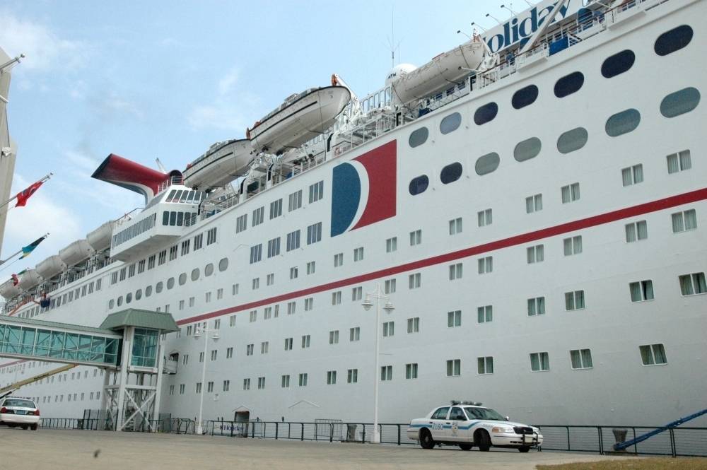 In Mobile Alabama The Carnival Cruise Ship Holiday Provides Temporary