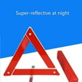 thumbnail image 6 of ZPAQI Roadside Safety Reflective Warning Triangle, Collapsible, 3 Pack, 6 of 10
