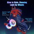 thumbnail image 2 of Patines ZOOBLISS para niños, 4 tamaños ajustables de 3 a 7 años con ruedas iluminadas, 2 of 7