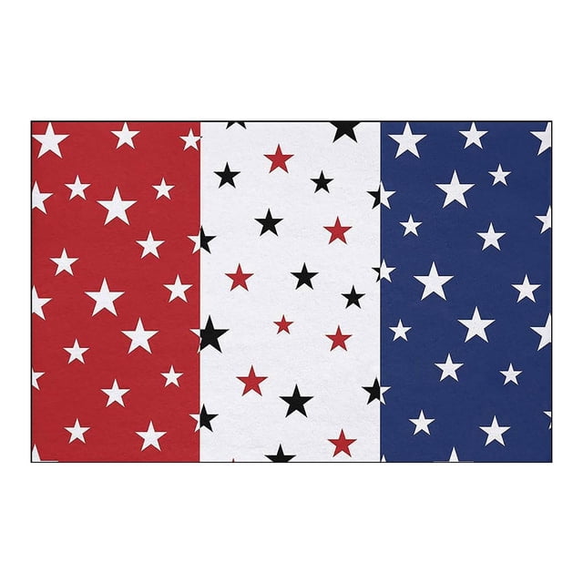 Home Essentials, Independence Day 4th Of July Entrance Door Mat Rustic American Flag Profile Traditional Patriotic Decor Outdoor Welcome Mat Non Carpet Rugs Floor Mat Decorative for Home Bathr