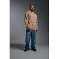 thumbnail image 2 of Expert Brand USA-Made Men's Oversized Heavyweight Cotton Pullover Hoodie, Desert, Small, 2 of 8