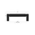 thumbnail image 4 of GlideRite 3-3/4 in. 96mm Center to Center Smooth Bar Pull, Matte Black, 4 of 4
