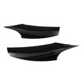 thumbnail image 1 of Front Bumper Side Spoiler, High  Glossy Black Front Bumper Splitter Anti Shock 2PCS ABS Robust  For Replacement, 1 of 8