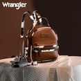 thumbnail image 3 of Wrangler Mini Backpack Cute Cow Print Backpack Purse for Women, Brown, 3 of 7
