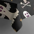 thumbnail image 5 of Halloween Ghosts Pumpkins and Stars Square Tablecloth,Waterproof Square Table Cover,Wipeable Spillproof Washable Table Cover for Home Kitchen Party Decor 60"x60"(152x152cm), 5 of 6