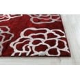 thumbnail image 2 of Newport Collection - Red, Gray Floral Medallion Modern Area Rug, 2 of 5