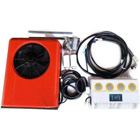 Miumaeov 12V DC Air Conditioner Electric Air Conditioners for RVs Trucks Car DC Universal Truck Cab Air Conditioner Hanging Split AC Kit 12000 BTU