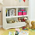 thumbnail image 6 of Gymax Kids Bookshelf Bookcase Baby Toy Organizer Shelf Children Storage Unit White, 6 of 10